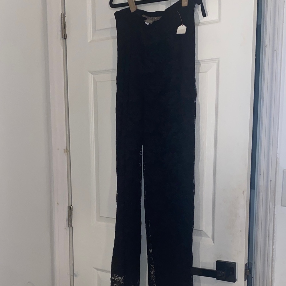 Norton McNaughton Black Lace Pants